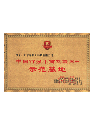 中國百強(qiáng)牛商互聯(lián)網(wǎng)+示范基地